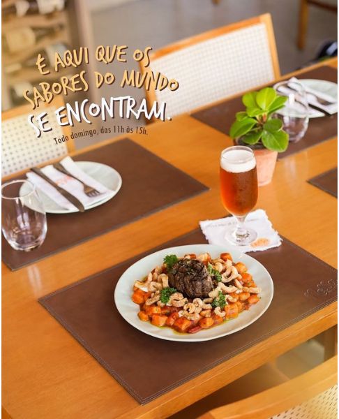 NOSSA Cozinha & Bar — sousplat Atmos em Blumenau - SC